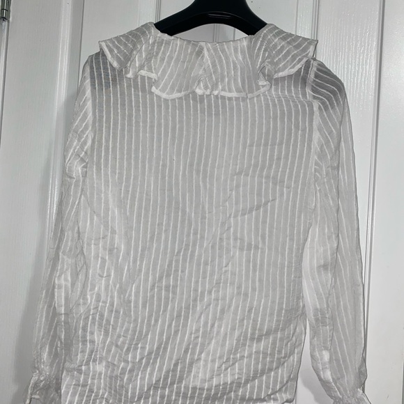 sheer white top - Picture 4 of 4